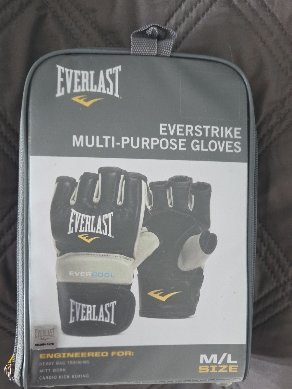 Everlast Everstrike Multi-Purpose Gloves — Black/Gray